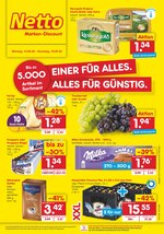 Netto Marken-Discount Prospekt für Nürnberg mit 41 Seiten Netto Marken-Discount Prospekt für Nürnberg: "EINER FÜR ALLES. ALLES FÜR GÜNSTIG.", 41 Seiten, 14.09.2020 - 19.09.2020
