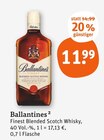 Finest Blended Scotch Whisky im tegut Prospekt Finest Blended Scotch Whisky von Ballantines im aktuellen tegut Prospekt für 11,99 €