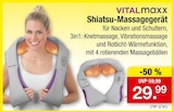 Shiatsu-Massagegerät im Angebot bei Zimmermann in Aurich Shiatsu-Massagegerät Angebote von VITALmaxx bei Zimmermann Aurich für 29,99 €
