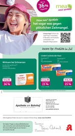 mea - meine apotheke Apotheken Prospekt der aktuellen Woche mit 4 Seiten, gültig von 01.07.2026 bis 31.07.2026, in Korntal-Münchingen und Umgebung Aktueller mea - meine apotheke Apotheken Prospekt in Korntal-Münchingen und Umgebung, "Unsere Juli-Angebote" mit 4 Seiten, 01.07.2026 - 31.07.2026