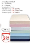 Jersey-Spannbetttuch Angebote von Castell bei GLOBUS Bensheim für 3,99 €