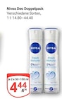 Deo Doppelpack Angebote von Nivea bei GLOBUS Zwickau für 4,44 €