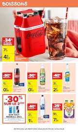 Promos Coca-Cola dans le catalogue "Carrefour market" de Carrefour Market Coca-Cola en promo dans le catalogue Carrefour Market à la page 39