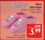 Damen Home-Slipper Angebote von Peanuts bei Marktkauf Schweinfurt für 5,99 €
