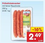 Aktuelle Mettwurst Angebote bei Netto Marken-Discount in Bielefeld Aktuelles Frühstücksknacker Angebot bei Netto Marken-Discount in Bielefeld ab 2,49 €