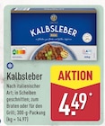 Kalbsleber von Cucina für 4,49 € bei ALDI Nord im Angebot Kalbsleber von Cucina im aktuellen ALDI Nord Prospekt