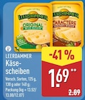 Käsescheiben von Leerdammer für 1,69 € bei ALDI Nord im Angebot Käsescheiben von Leerdammer im aktuellen ALDI Nord Prospekt