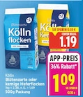 Blütenzarte oder kernige Haferflocken von Kölln für 1,09 € bei E center im Angebot Blütenzarte oder kernige Haferflocken von Kölln im aktuellen E center Prospekt