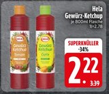 Gewürz-Ketchup Tomate im EDEKA Prospekt Gewürz-Ketchup Tomate von Hela im aktuellen EDEKA Prospekt für 2,22 €
