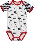 Baby Body, Gr. 86/92, aus Bio-Baumwolle, weiß, blau Angebot in Gelsenkirchen Baby Body, Gr. 86/92, aus Bio-Baumwolle, weiß, blau im aktuellen Prospekt bei dm-drogerie markt in Gelsenkirchen