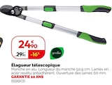 Élagueur télescopique - Geolia - Weldom à Orléans Élagueur télescopique - Geolia en promo chez Weldom Orléans à 24,90 €