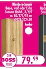 Kleiderschrank Base Angebote bei SB Möbel Boss Plauen für 79,99 €