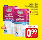 Aktuelles Unsere Haltbare Vollmilch Angebot bei EDEKA in Chemnitz ab 0,99 €