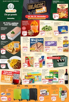 GLOBUS Prospekt der Woche "Aktuelle Angebote" Seite 1, 24.11.2025 bis 29.11.2025 für Neutraubling Aktueller GLOBUS Prospekt "Aktuelle Angebote" Seite 1 von 33 Seiten für Neutraubling