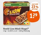 Lion Müsli-Riegel von Nestlé im aktuellen tegut Prospekt für 1,29 €