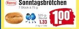 Sonntagsbrötchen bei E center im Prospekt "" für 1,00 €