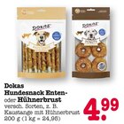 Hundesnack Enten- oder Hühnerbrust Angebote von Dokas bei E center Karlsruhe für 4,99 €