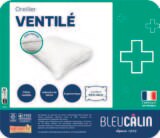 Oreiller Mémofill ventilé - Bleu Câlin en promo chez Carrefour Rennes à 14,90 €