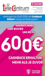 WR Tele-Centrum Norden GmbH & Co.KG Prospekt für Dornum, Ostfriesl und Umgebung: „Verlängert bis zum 03.03.2025: Mit Cashback Aktion richtig viel Geld sparen!“, 8 Seiten, 02.01.2025 - 31.01.2025