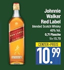 Red Label von Johnnie Walker im aktuellen EDEKA Prospekt für 10,99 €