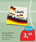 Deutschland Servietten im aktuellen budni Prospekt