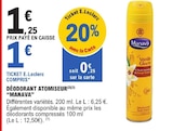 Déodorant Atomiseur à E.Leclerc dans Pons