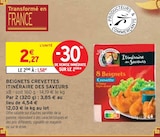 Beignets Crevettes - Itinéraire des Saveurs en promo chez Intermarché Suresnes à 1,58 €