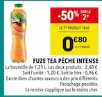 Fuze Tea Pêche Intense - Fuze Tea en promo chez Supeco Fuze Tea Pêche Intense - Fuze Tea dans le catalogue Supeco