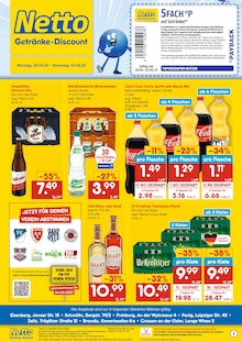 Netto Marken-Discount Prospekt "DER ORT, AN DEM DU IMMER AUSGEZEICHNETE PREISE FINDEST." mit  Seiten (Eisenberg)