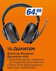 expert Bad Liebenwerda - Quantum 400 Gaming-Headset Angebot im Prospekt Quantum 400 Gaming-Headset bei expert im Bad Liebenwerda Prospekt für 64,99 €