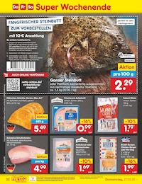 Netto Marken-Discount Steinbutt im Prospekt 