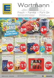 EDEKA Prospekt für Ense mit 24 Seiten EDEKA Prospekt für Ense: "Aktuelle Angebote", 24 Seiten, 22.09.2025 - 27.09.2025