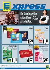 Aktueller E xpress Supermarkt Prospekt in Karlsfeld und Umgebung, "Ein Dankeschön mit süßen Angeboten." mit 4 Seiten, 21.10.2024 - 26.10.2024