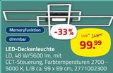 LED-Deckenleuchte von  im aktuellen ROLLER Prospekt für 99,99 €