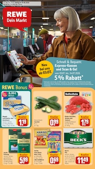 Aktueller REWE Prospekt "Dein Markt" Aktueller REWE Prospekt