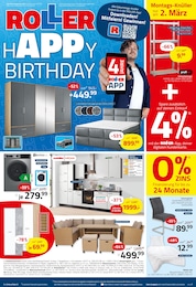 ROLLER Prospekt für Stößen: "HAPPY BIRTHDAY", 16 Seiten, 01.03.2026 - 07.03.2026