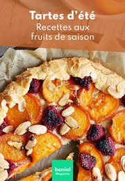 Catalogue Recettes à Paris, avec 1 page Prospectus Recettes à Paris, "Tartes d'été", 1 page, 01/07/2022 - 31/08/2022