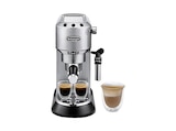 Aktuelles Dedica Style EC685.M - Professionelle Milchaufschäumung und schmales Design, Siebträger Espressomaschine Silber Matt Angebot bei MediaMarkt Saturn in Mannheim ab 154,99 €