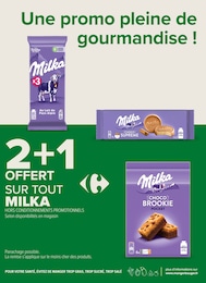 Prix et réduction Milka dans le prospectus Carrefour Proximité en cours Offre Milka dans le catalogue Carrefour Proximité du moment à la page 19