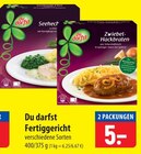 Aktuelles Du darfst Fertiggericht Angebot bei famila Nordost in Lübeck ab 5,00 €