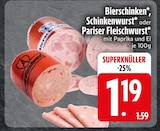 Bierschinken von  im aktuellen EDEKA Prospekt für 1,19 €
