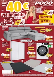 Aktueller POCO Prospekt mit Kleiderschrank, "JETZT BIS ZU 40€ Weihnachtsgeld SICHERN!", Seite 1