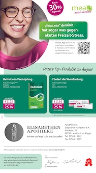 mea - meine apotheke Prospekt Unsere August-Angebote mit  Seiten in Leutkirch (Allgäu) und Umgebung