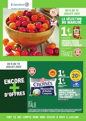 Prospectus E.Leclerc à Saint-Pierre-des-Ifs, "TOUT CE QUI COMPTE POUR VOUS EXISTE À PRIX E.LECLERC", 28 pages de promos valables du 08/07/2025 au 19/07/2025