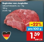 Aktuelles Bugbraten vom Jungbullen Angebot bei Netto Marken-Discount in Ludwigshafen (Rhein) ab 1,39 €