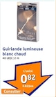 Promo Guirlande lumineuse blanc chaud à 0,82 € dans le catalogue Action à Sarlat-la-Canéda