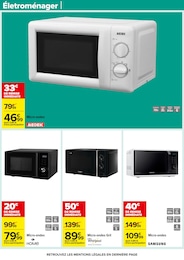 Offre Micro-Ondes dans le catalogue Carrefour du moment à la page 78