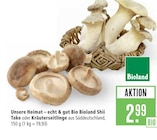 Bio Bioland Shiitake im Angebot bei Marktkauf in Ulm Bio Bioland Shiitake Angebote von Bioland bei Marktkauf Ulm für 2,99 €
