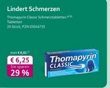 mea - meine apotheke - Classic Schmerztabletten Angebot im Prospekt Classic Schmerztabletten bei mea - meine apotheke im Prospekt "" für 6,25 €