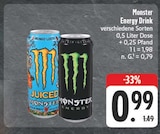 Energy Drink Angebote von Monster bei E center Freital für 0,99 €
